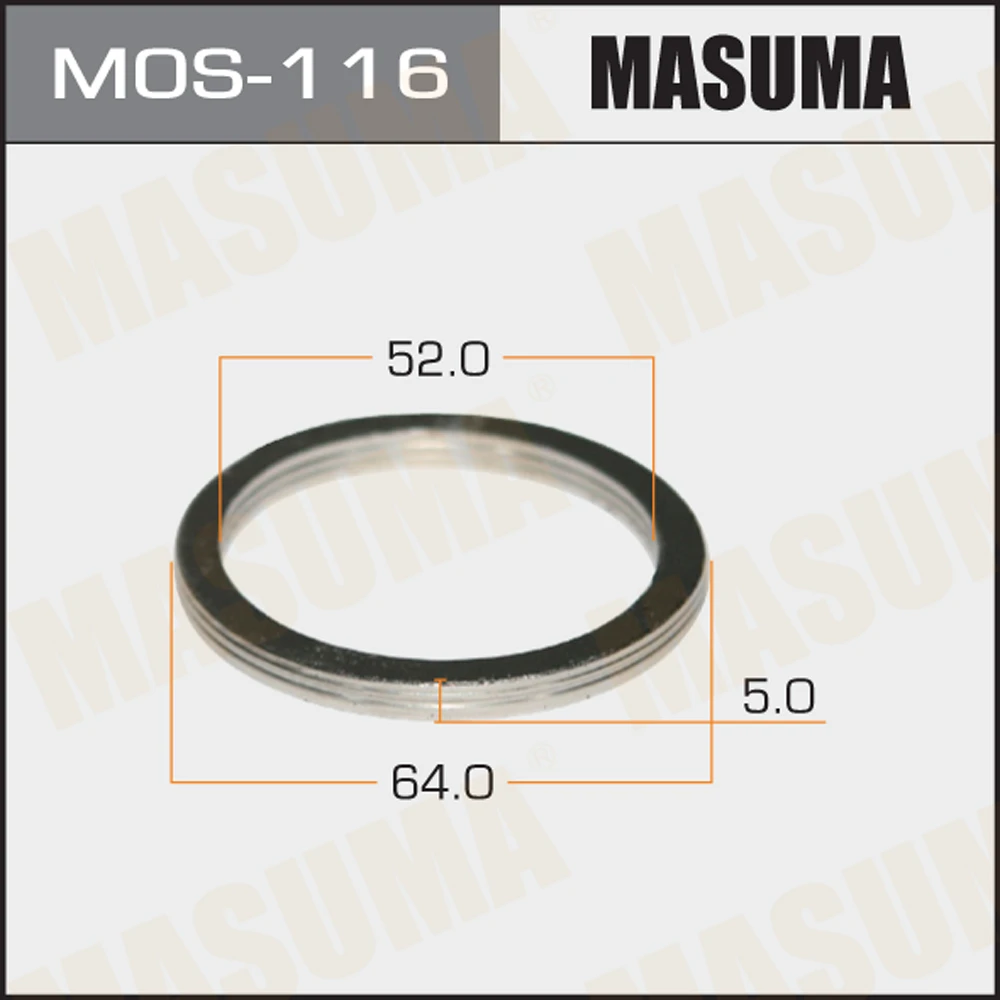 Кольцо глушителя Masuma MOS-116