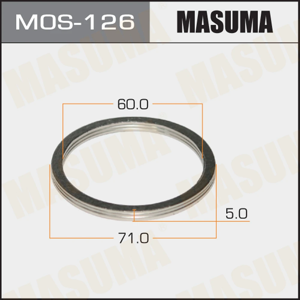 Кольцо глушителя Masuma MOS-126