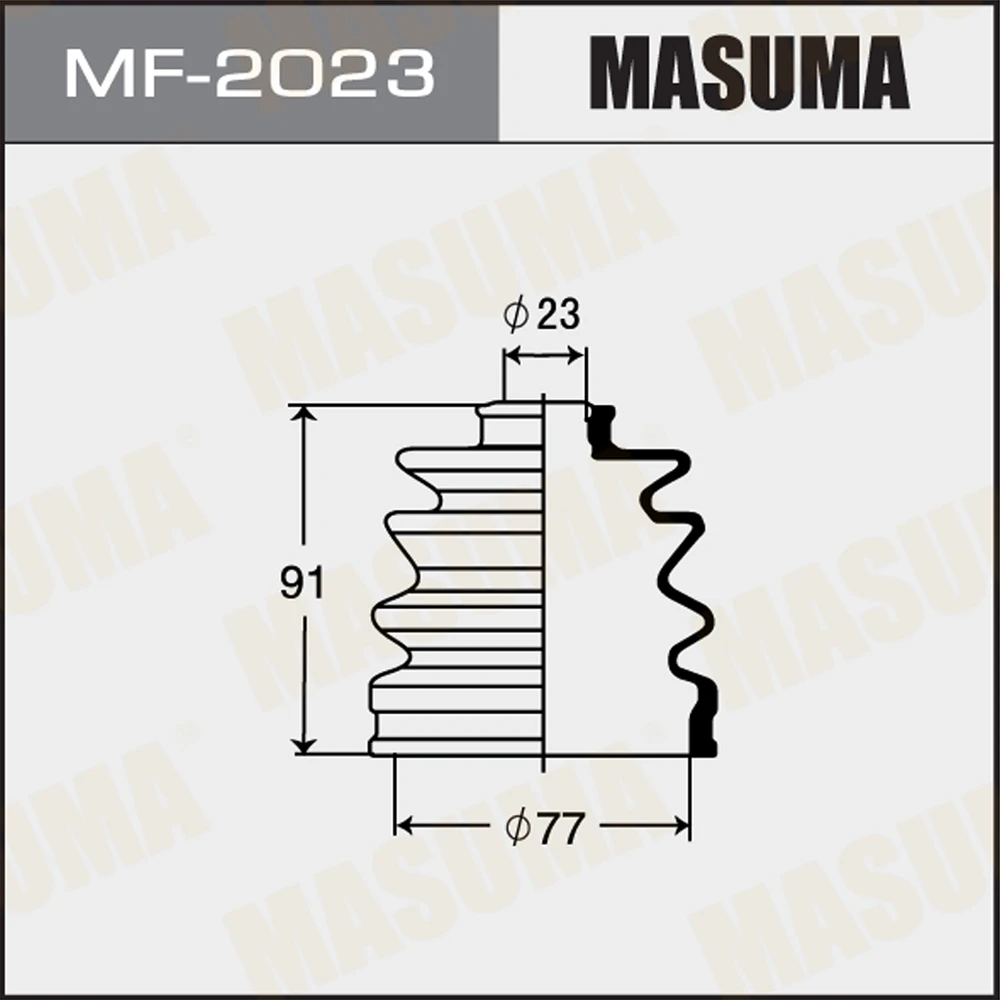 Пыльник ШРУСа Masuma MF-2023