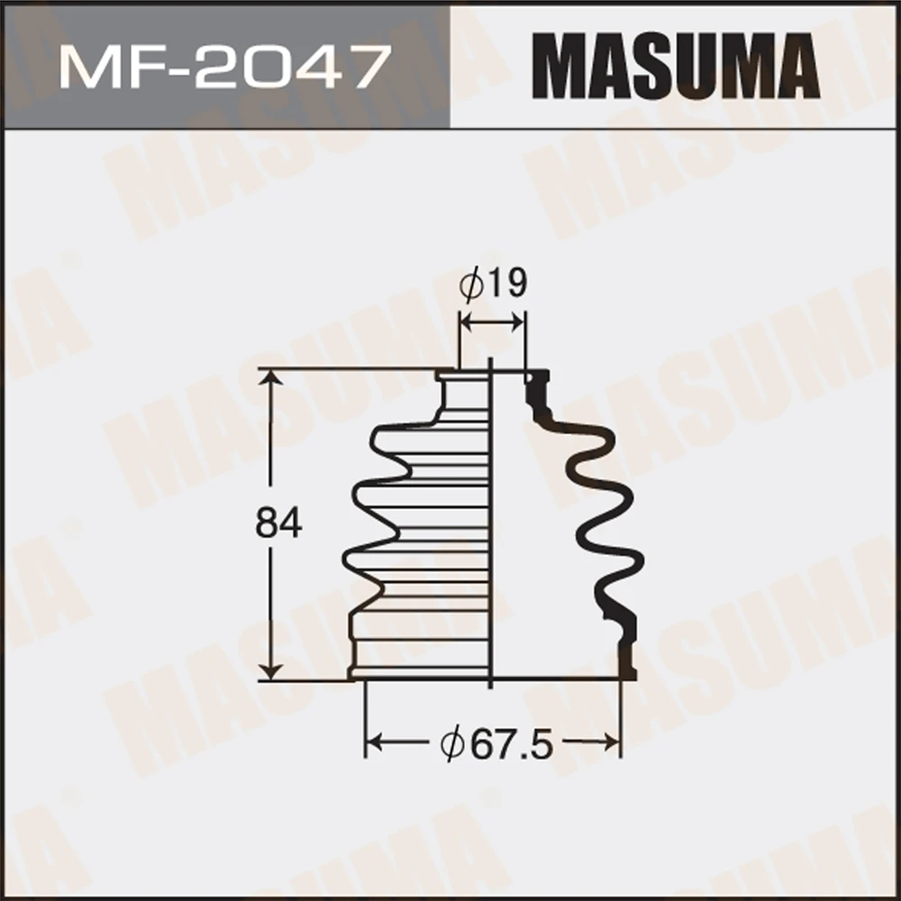 Пыльник ШРУСа Masuma MF-2047