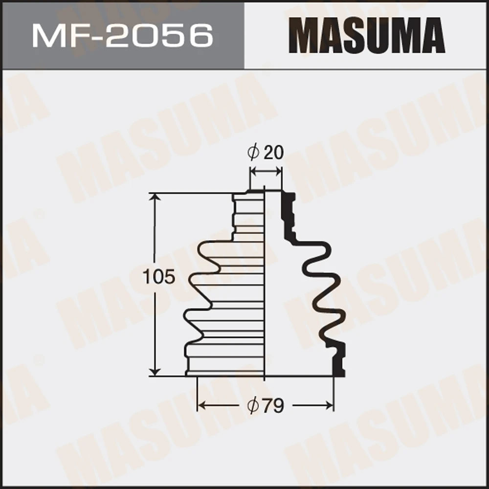 Пыльник ШРУСа Masuma MF-2056