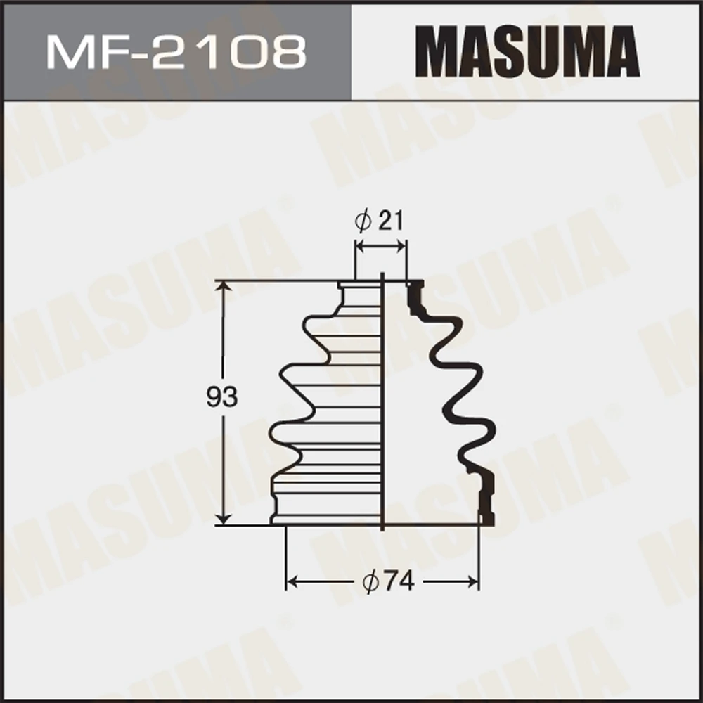 Пыльник ШРУСа Masuma MF-2108