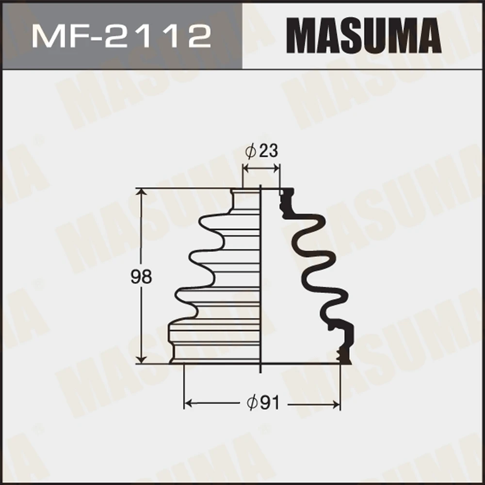 Пыльник ШРУСа Masuma MF-2112