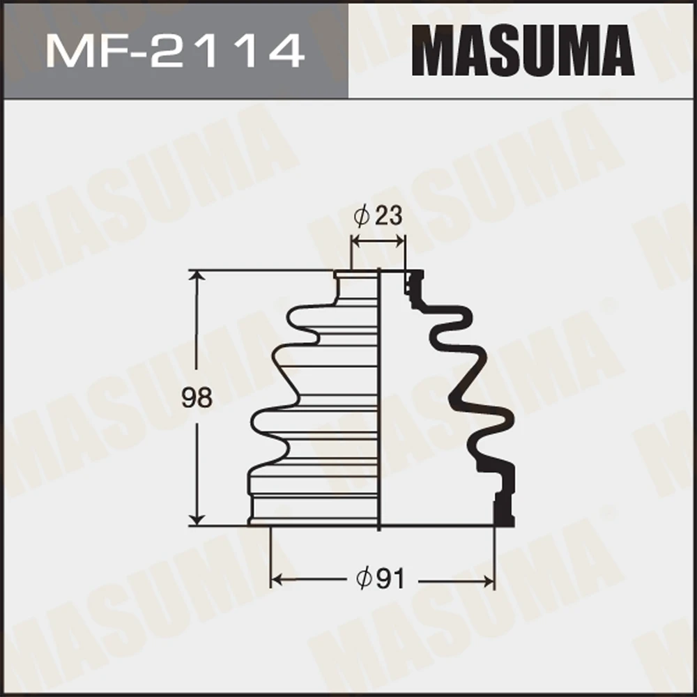 Пыльник ШРУСа Masuma MF-2114