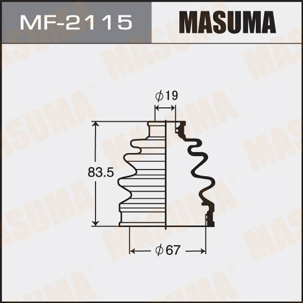 Пыльник ШРУСа Masuma MF-2115