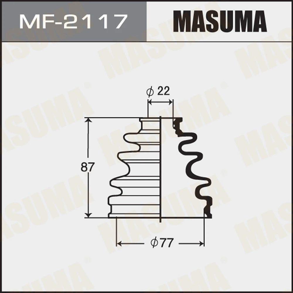 Пыльник ШРУСа Masuma MF-2117