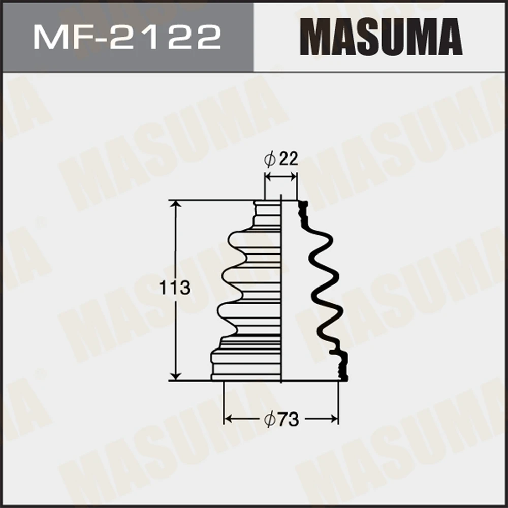 Пыльник ШРУСа Masuma MF-2122