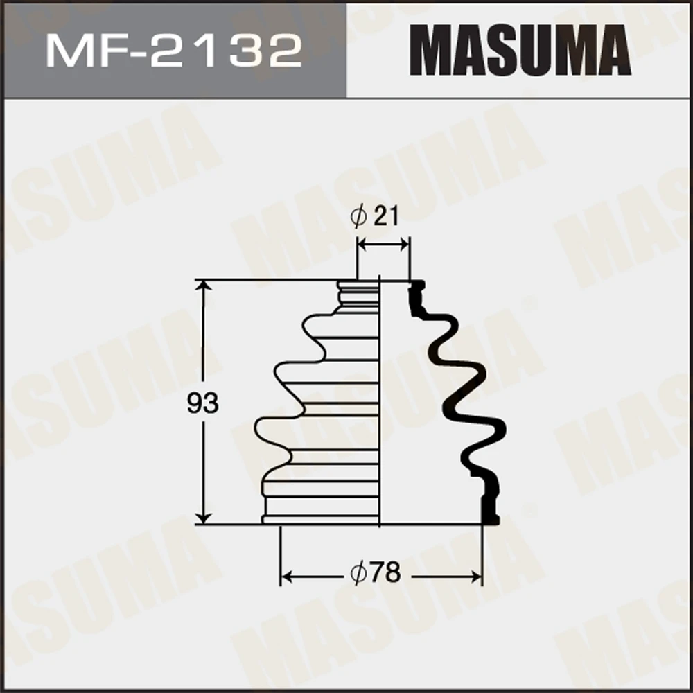 Пыльник ШРУСа Masuma MF-2132