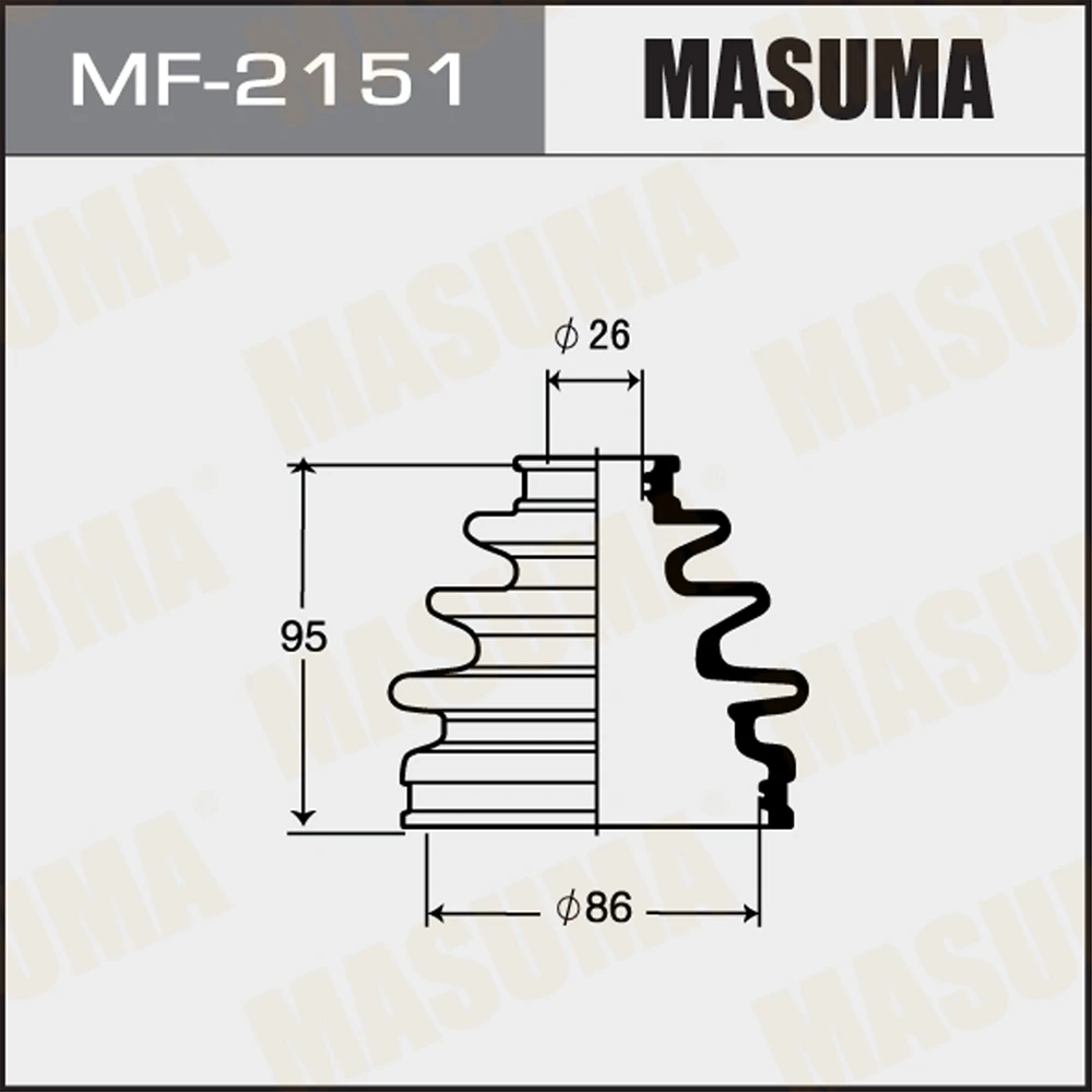 Пыльник ШРУСа Masuma MF-2151