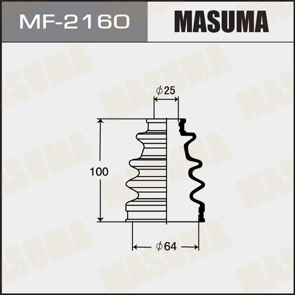 Пыльник ШРУСа Masuma MF-2160