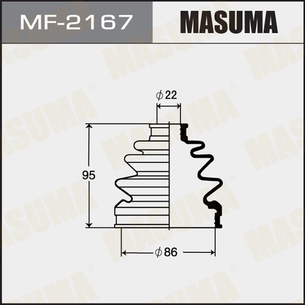 Пыльник ШРУСа Masuma MF-2167