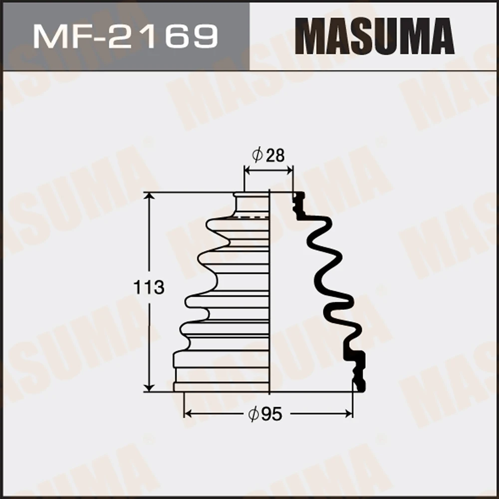 Пыльник ШРУСа Masuma MF-2169