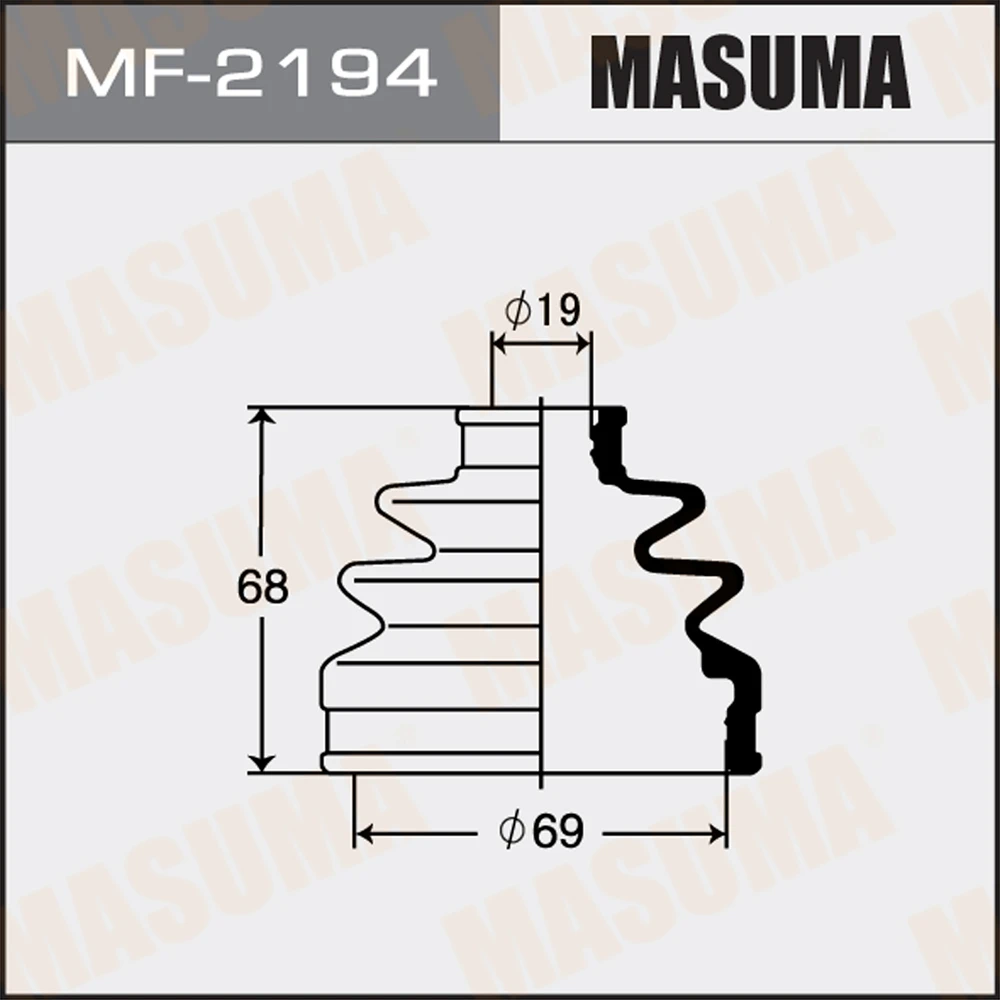 Пыльник ШРУСа Masuma MF-2194