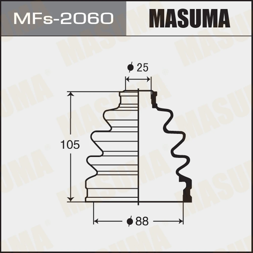 Пыльник ШРУСа Masuma MFs-2060
