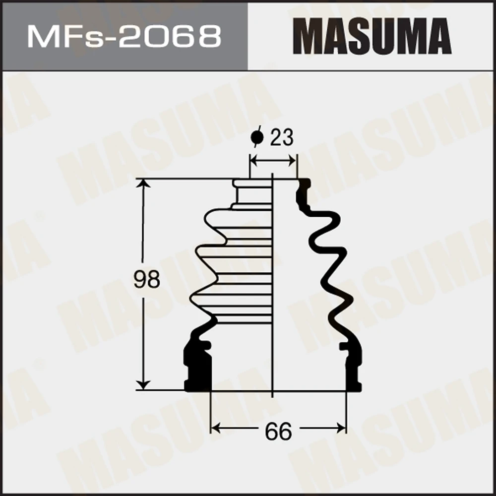 Пыльник ШРУСа Masuma MFs-2068