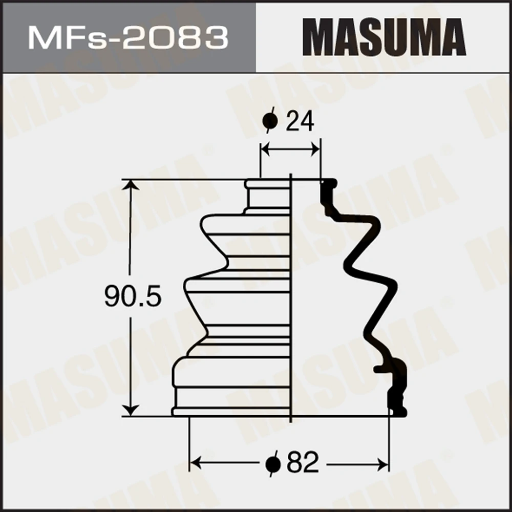 Пыльник ШРУСа Masuma MFs-2083