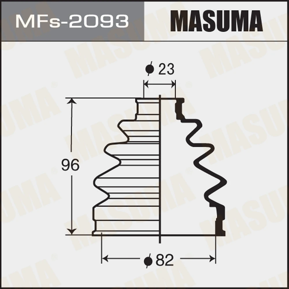 Пыльник ШРУСа Masuma MFs-2093