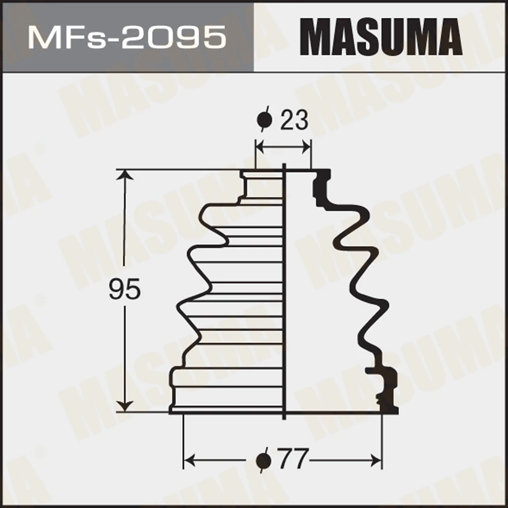 Пыльник ШРУСа Masuma MFs-2095