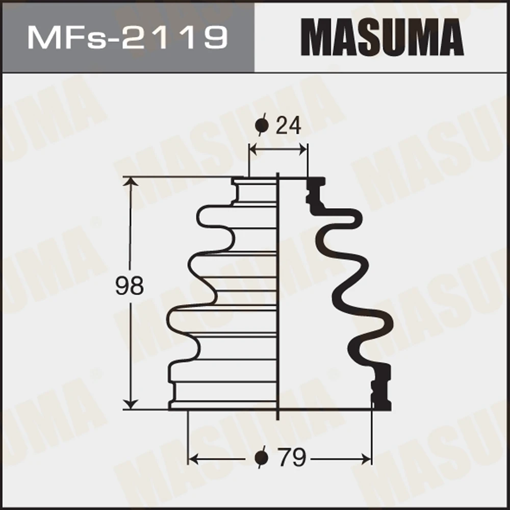 Пыльник ШРУСа Masuma MFs-2119