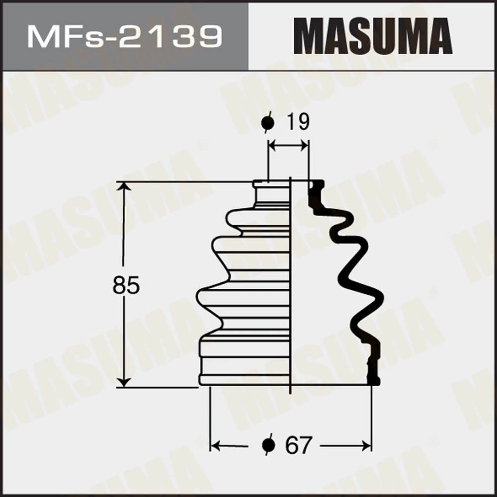 Пыльник ШРУСа Masuma MFs-2139