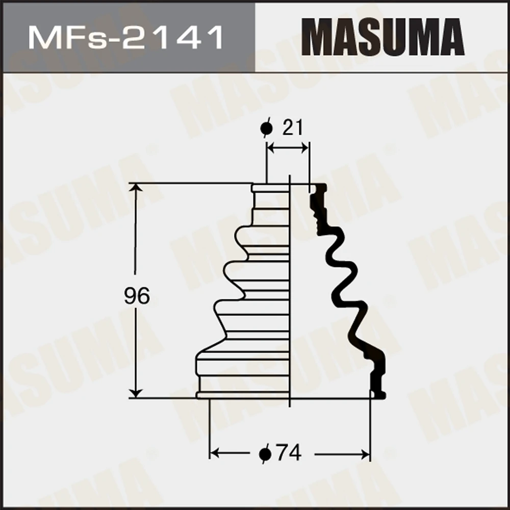 Пыльник ШРУСа Masuma MFs-2141