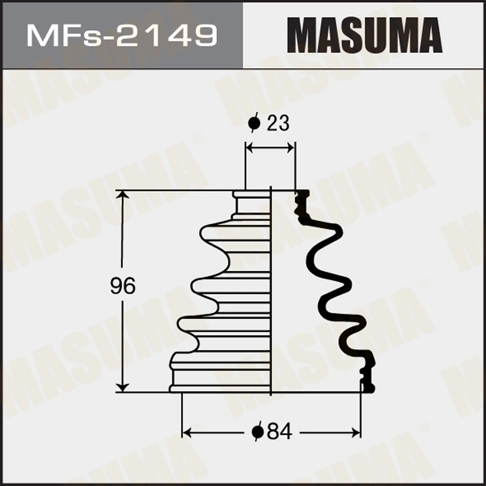 Пыльник ШРУСа Masuma MFs-2149