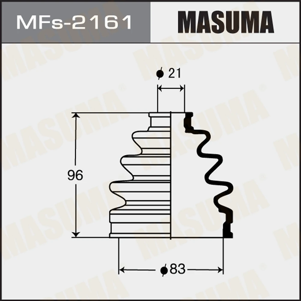 Пыльник ШРУСа Masuma MFs-2161