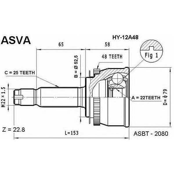 Пыльник шрус (комплект без смазки) Asva ASBT-INJ10A