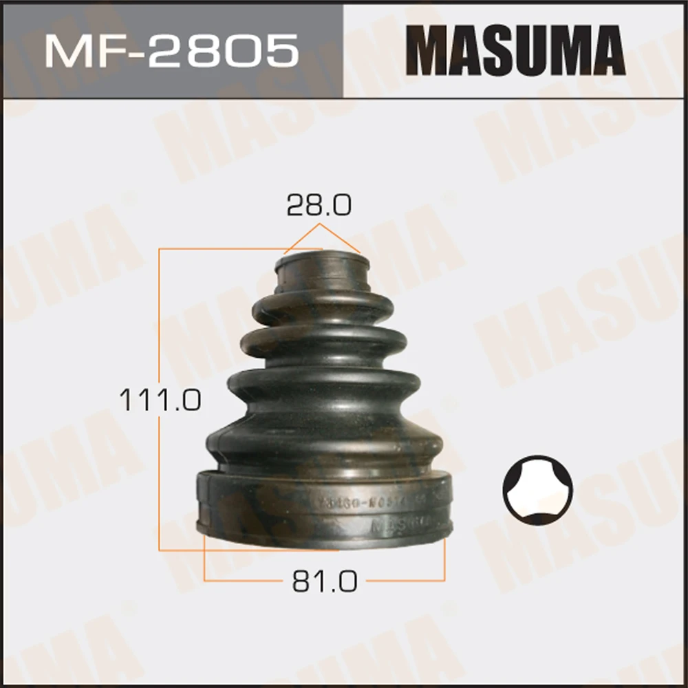 Пыльник ШРУСа Masuma MF-2805