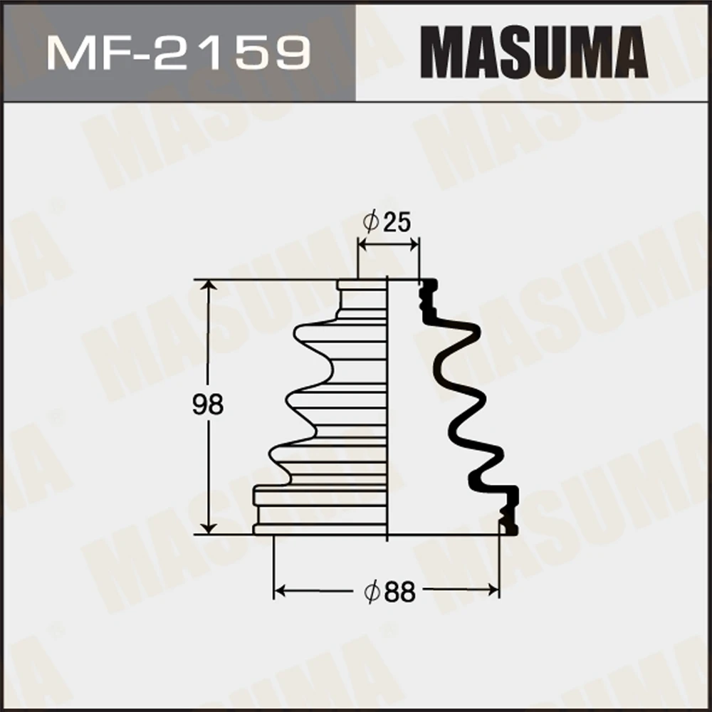 Пыльник ШРУСа Masuma MF-2159