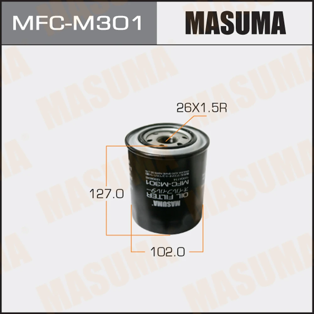 Фильтр масляный Masuma MFC-M301