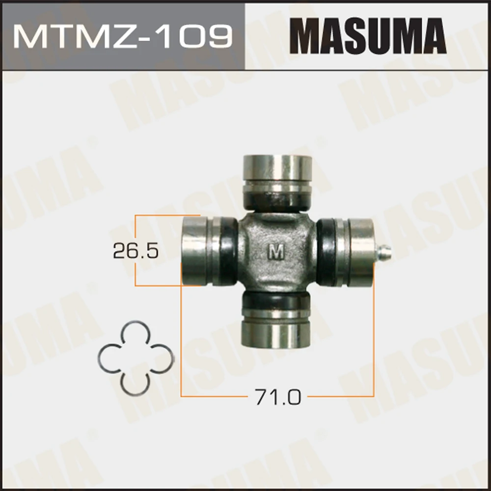 Крестовина карданного вала Masuma MTMZ-109