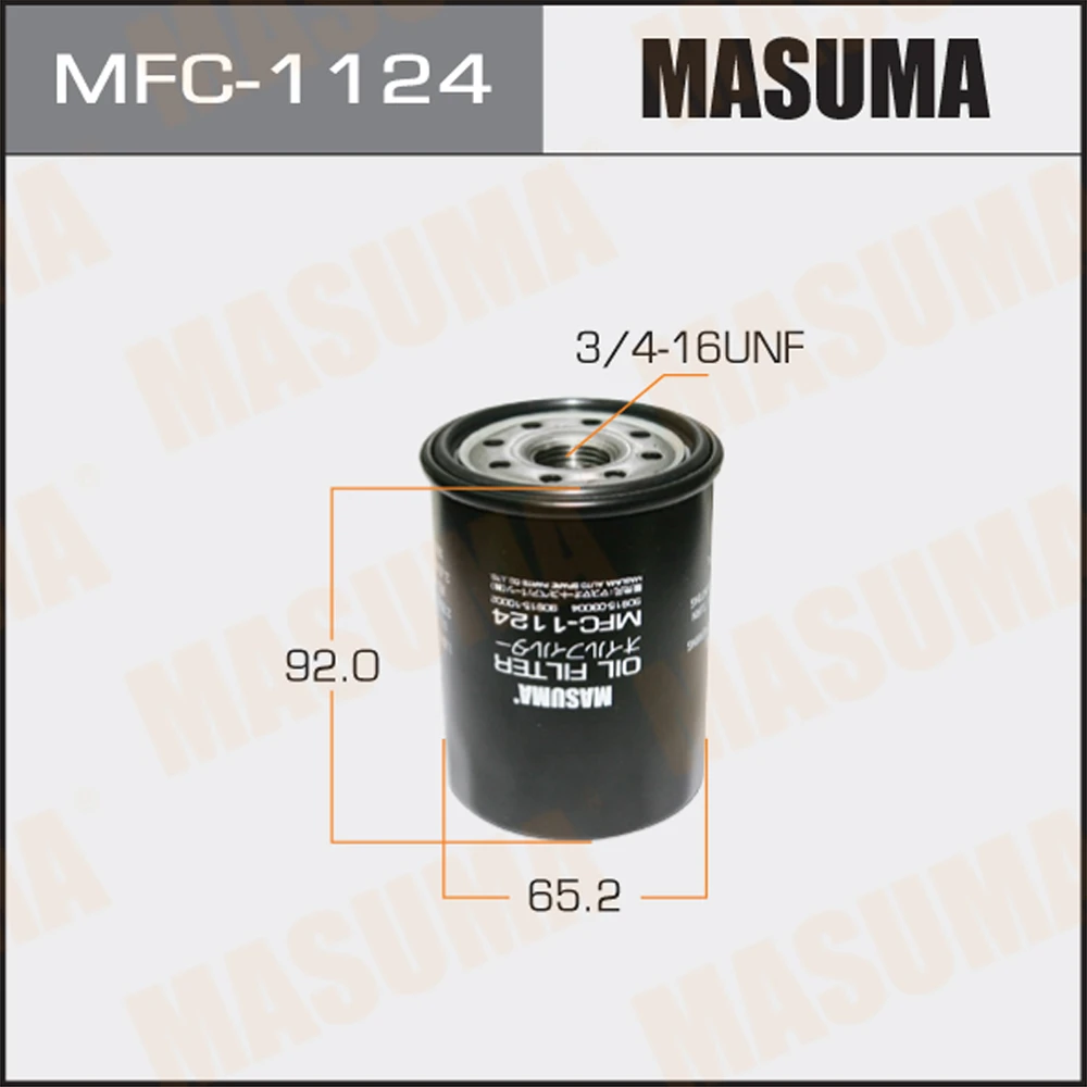 Фильтр масляный Masuma MFC-1124