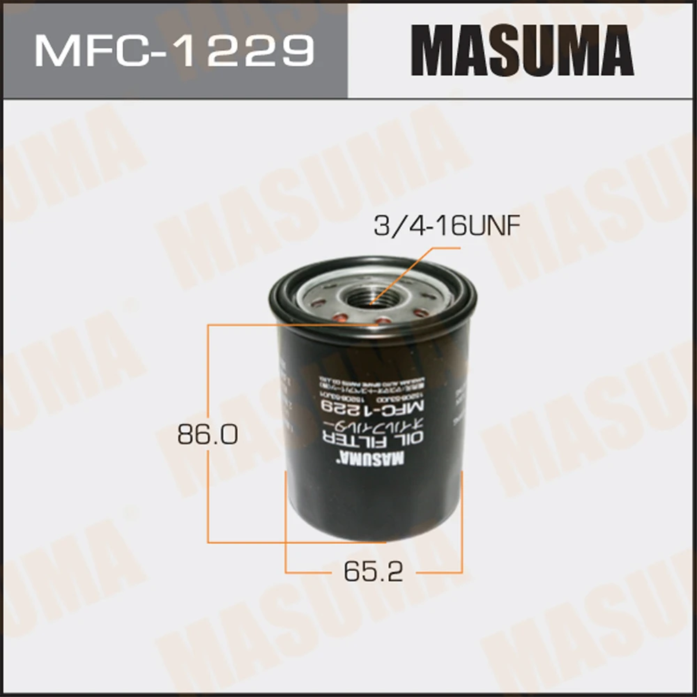 Фильтр масляный Masuma MFC-1229