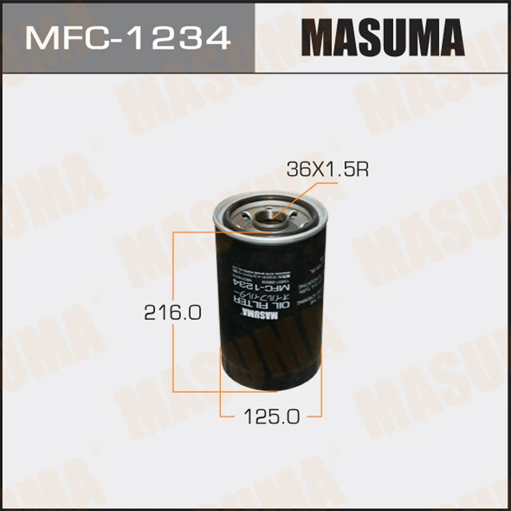 Фильтр масляный Masuma MFC-1234