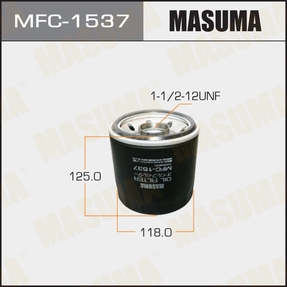 Фильтр масляный Masuma MFC-1537
