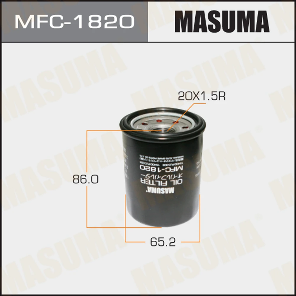 Фильтр масляный Masuma MFC-1820
