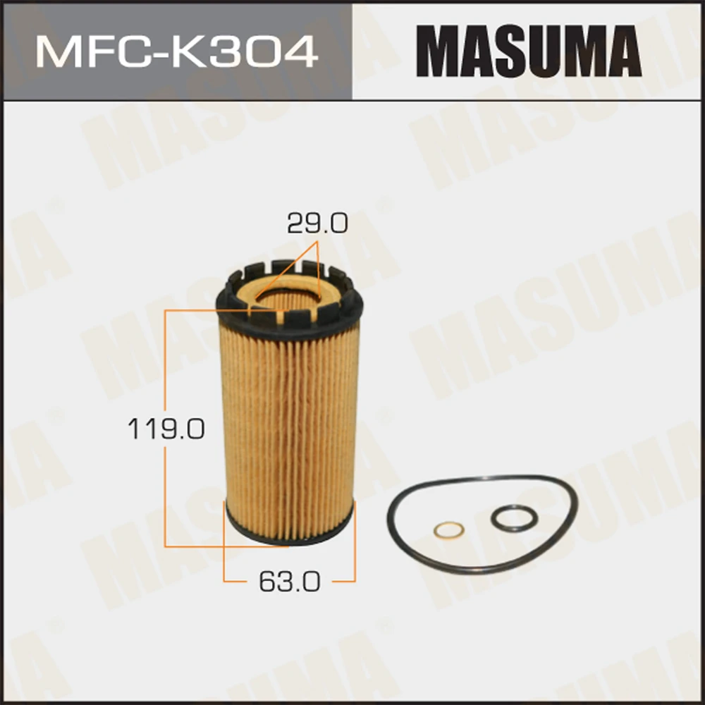 Фильтр масляный Masuma MFC-K304