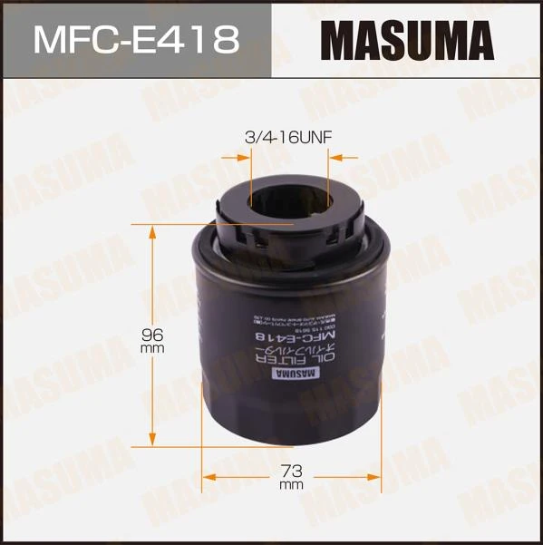Фильтр масляный Masuma MFC-E418