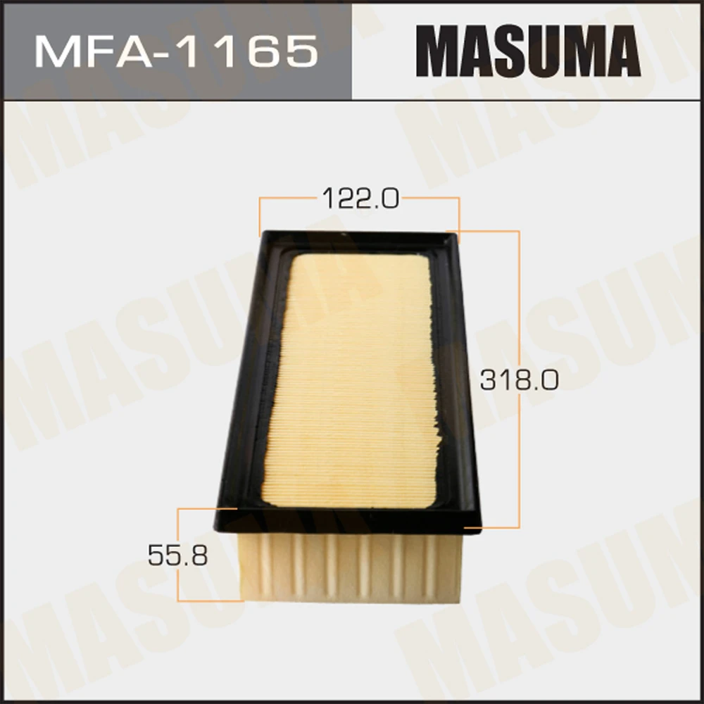 Фильтр воздушный Masuma MFA-1165