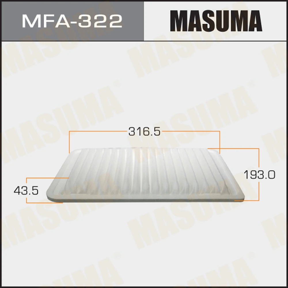 Фильтр воздушный Masuma MFA-322