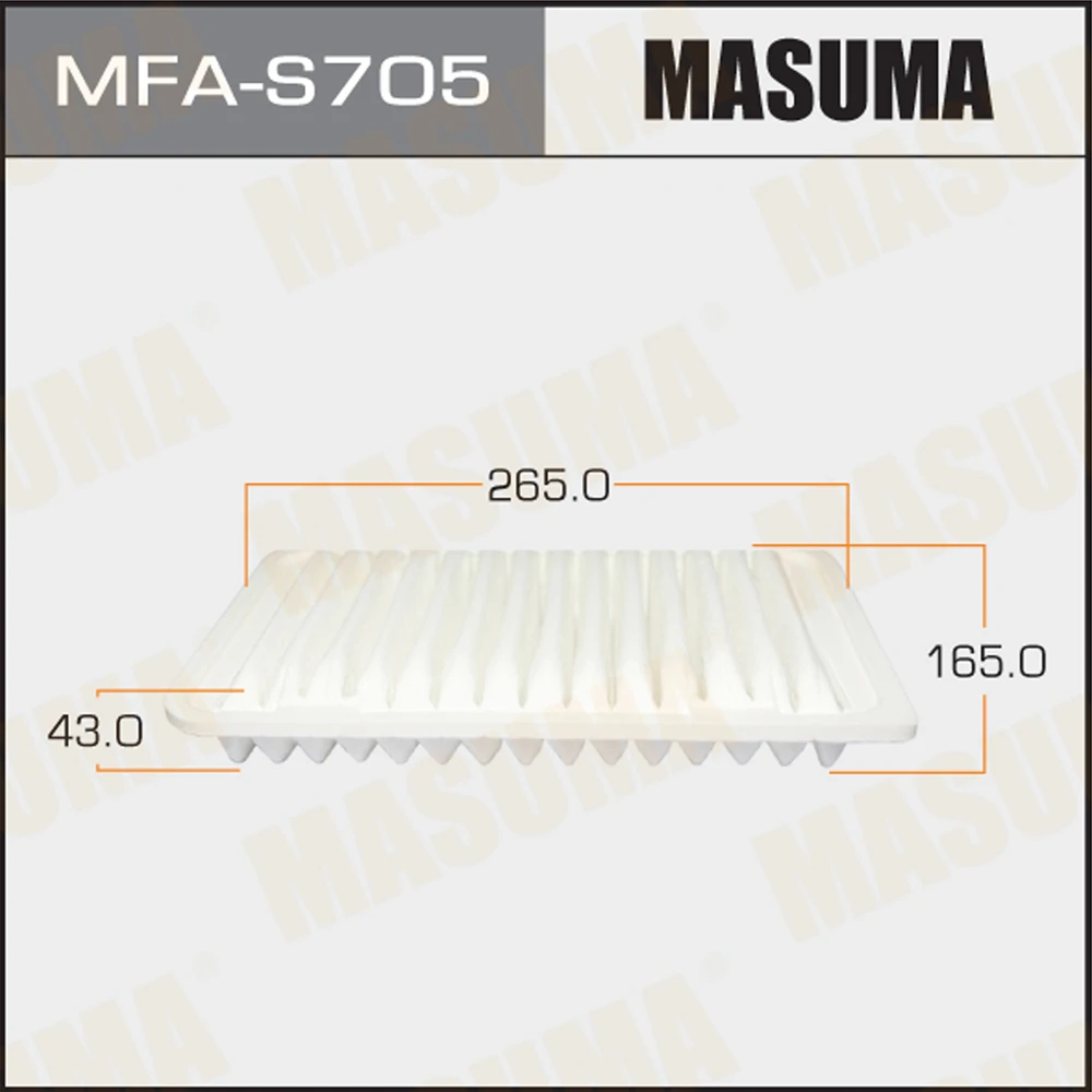 Фильтр воздушный Masuma MFA-S705