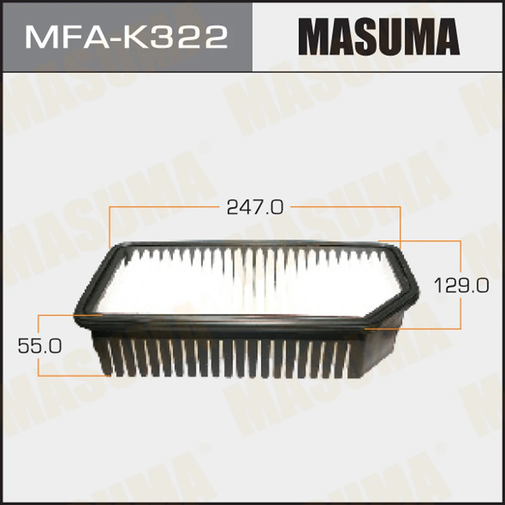 Фильтр воздушный Masuma MFA-K322