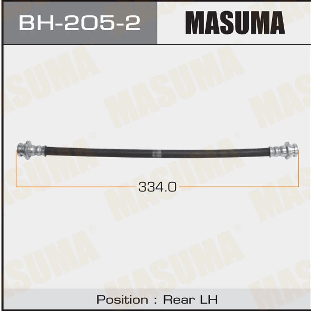 Шланг тормозной Masuma BH-205-2