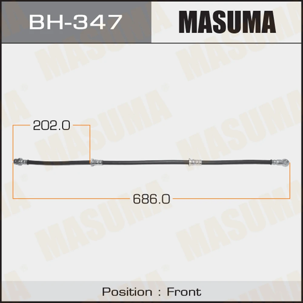 Шланг тормозной Masuma BH-347