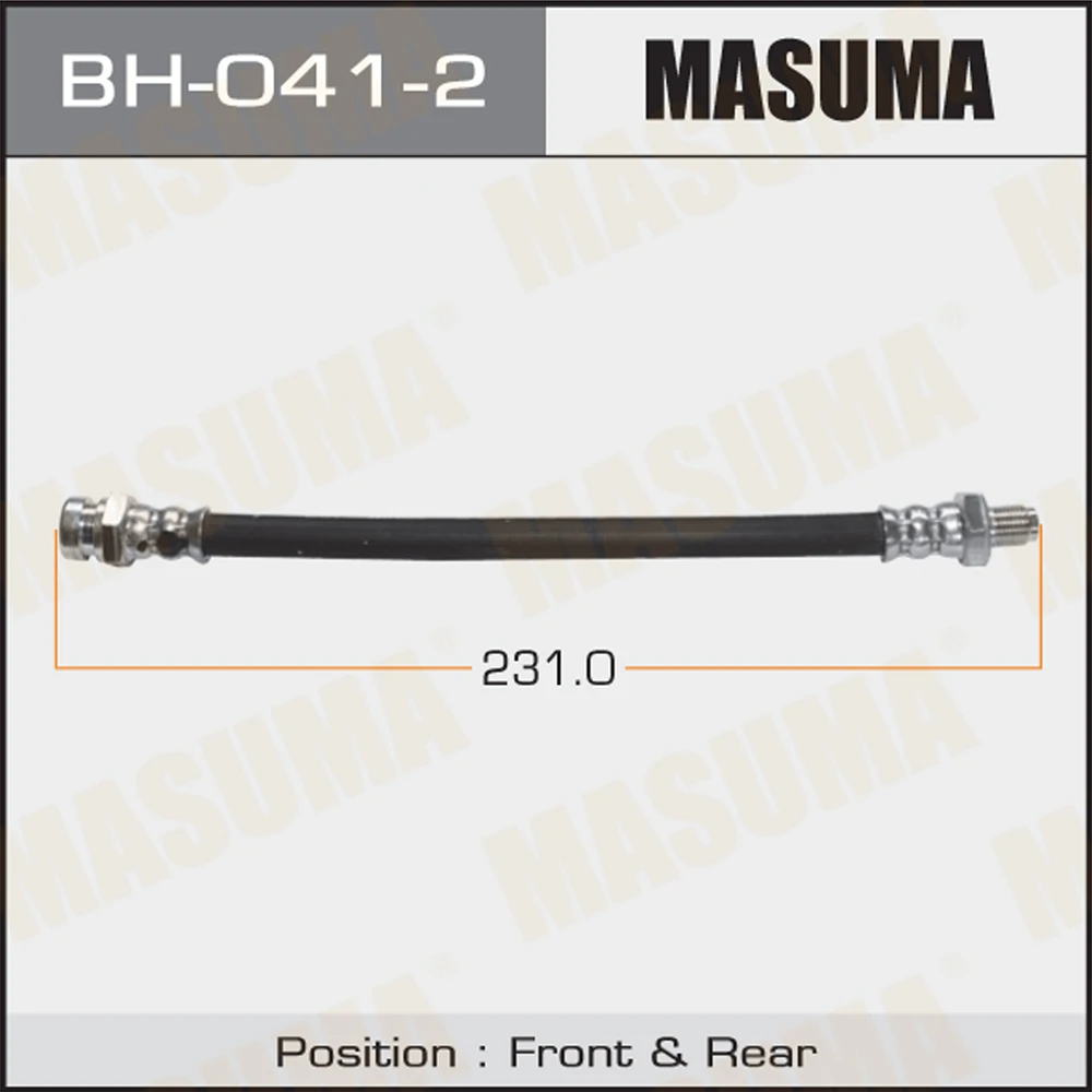 Шланг тормозной Masuma BH-041-2