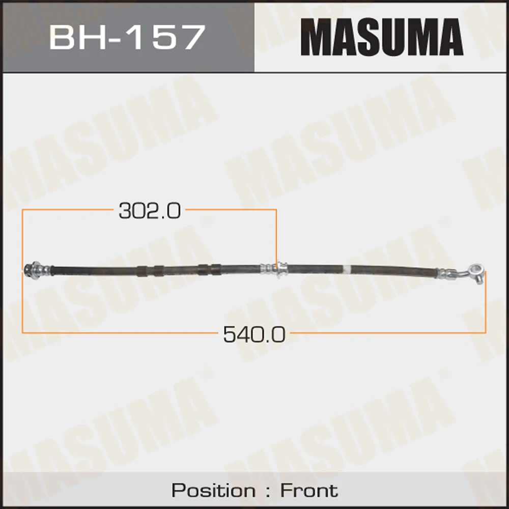 Шланг тормозной Masuma BH-157
