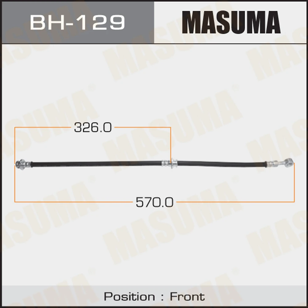 Шланг тормозной Masuma BH-129