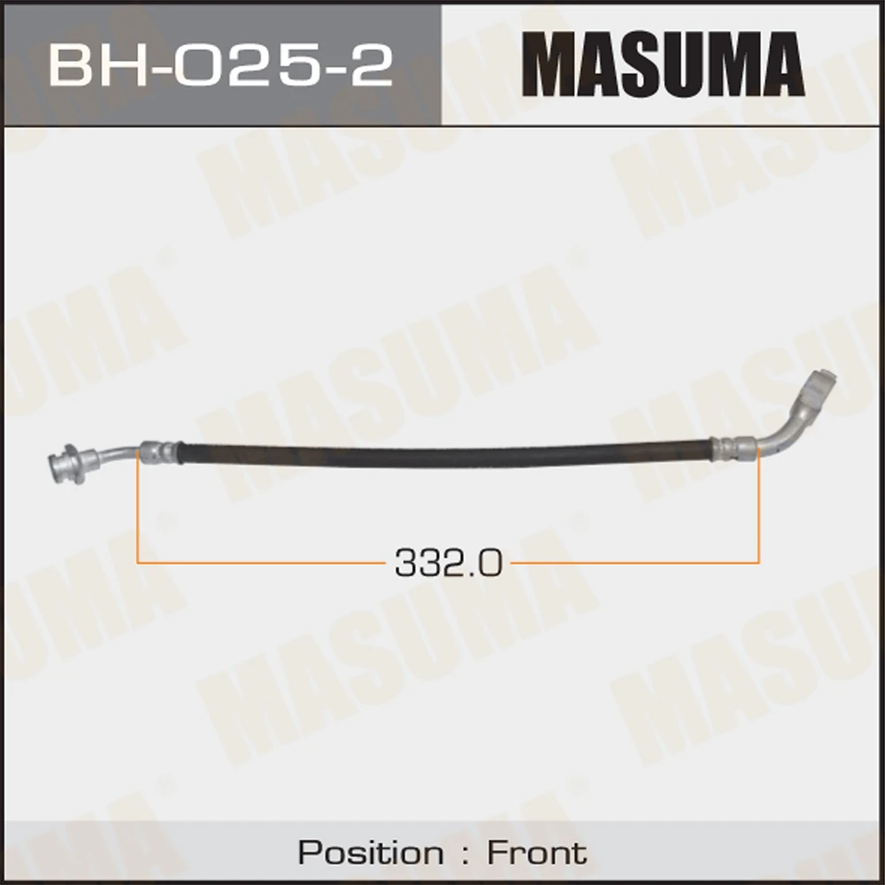 Шланг тормозной Masuma BH-025-2