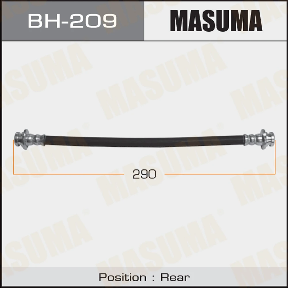 Шланг тормозной Masuma BH-209